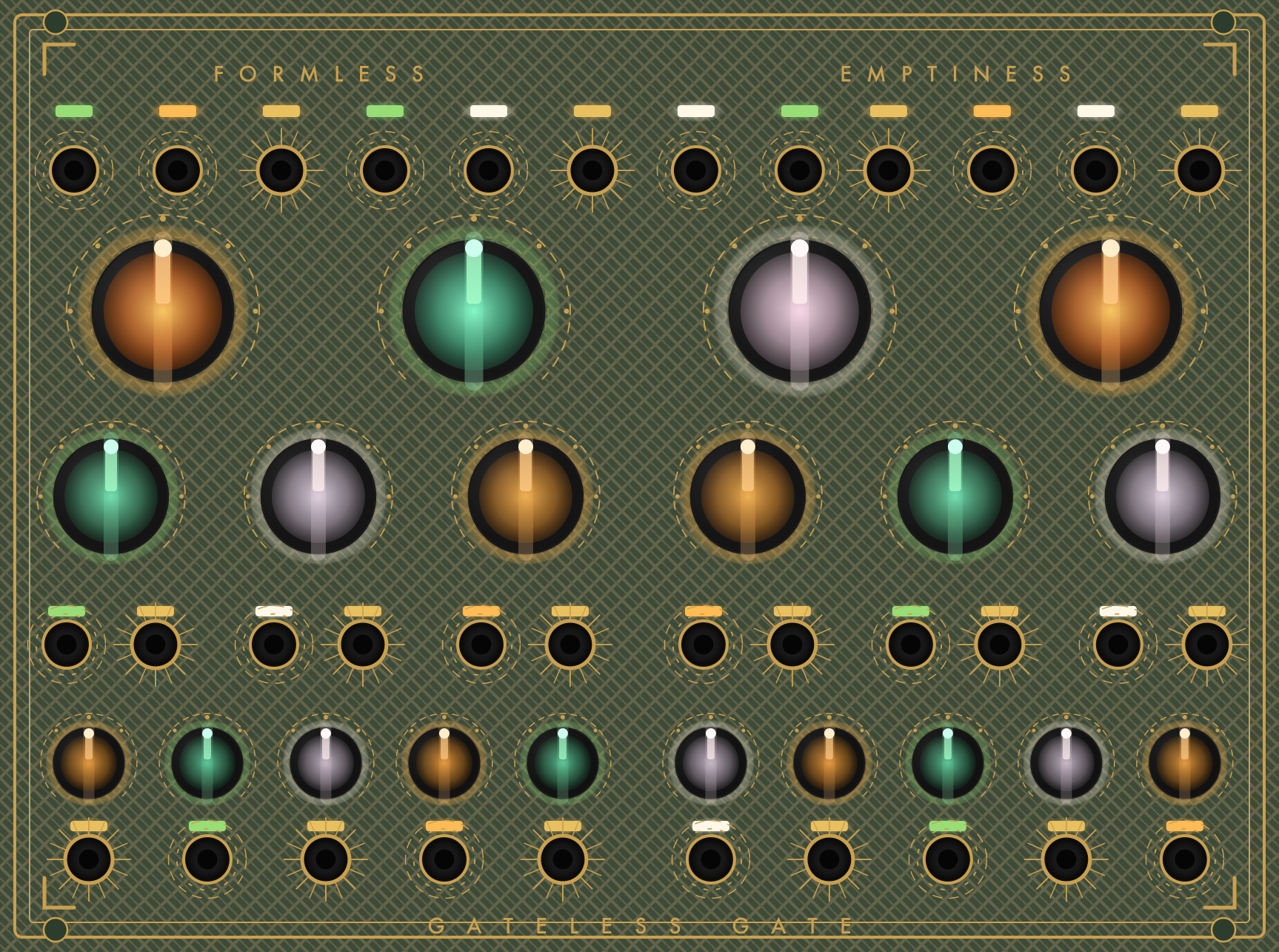 The Gateless Gate — illuminated front panel