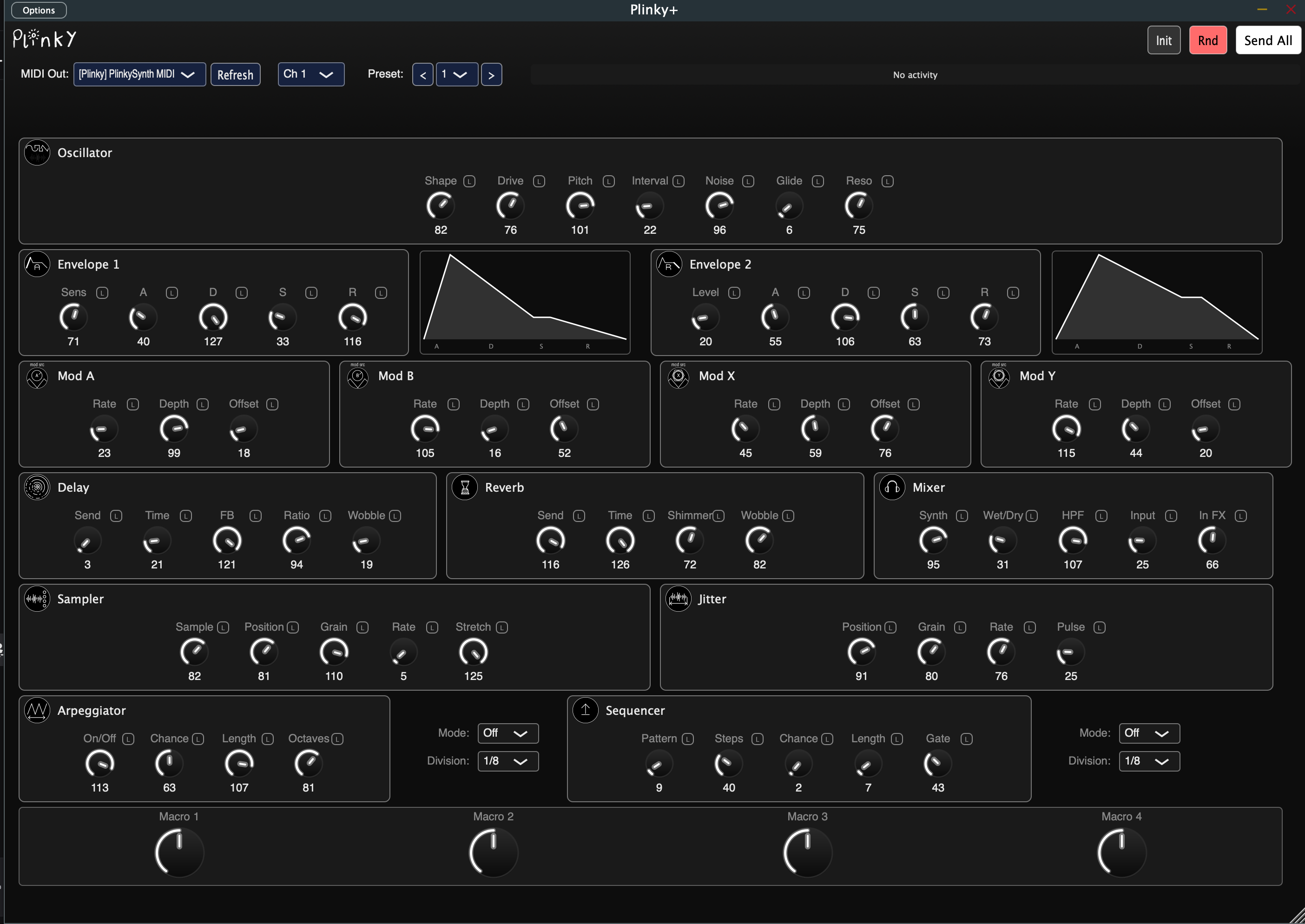PlinkyInterface Pro plugin UI